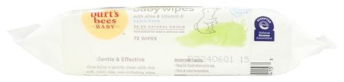 Burt's Bees Baby Chlorine-Free Wipes, 72 Count (Pack of 1) - Packaging May Vary
