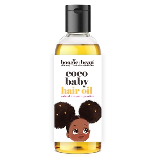Baby Hair Oil for Infants and Toddlers, Baby Hair Products for Black Babies, Curly Hair, Twist and Braids Oil