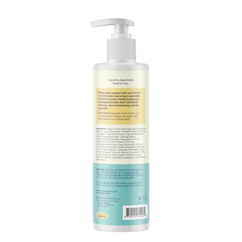 Hello Bello Baby Premium Shampoo & Wash, Gentle Coconut Vanilla Scent, 10oz Bottle