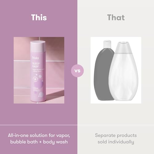 Frida Baby Lavender Baby & Kids Bubble Bath + Body Wash, Sleep & Calming Toddler & Baby Body Wash, Dermatologist Tested, Tear-Free, Hypoallergenic, Safe for Skin, Super Sudsy, 10oz