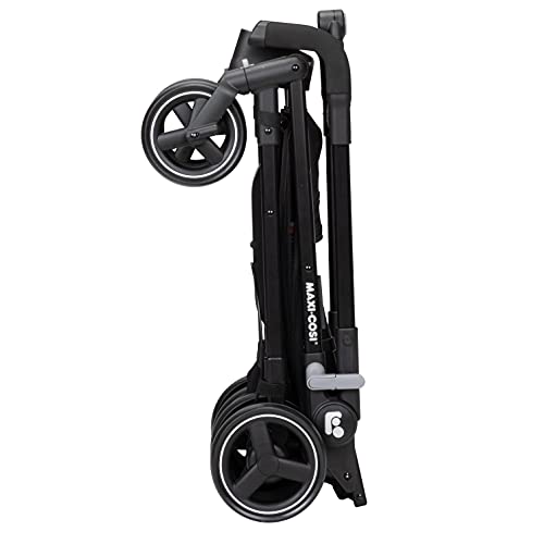 Maxi-Cosi Maxi-Taxi Xt Baby Stroller, Car Seat Caddy, Ultra Compact, Travel System with Ample Storage, Black,