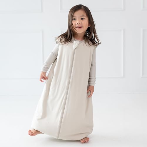 KYTE BABY Unisex Sleep Bag Walker for Babies and Toddlers- Rayon Made from Bamboo 1.0 Tog (Large, Oat)