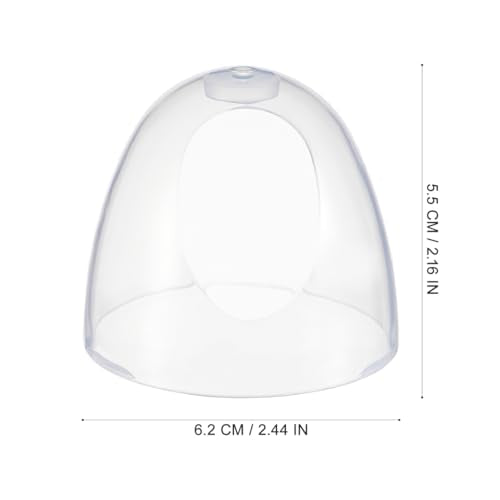 DOITOOL 3 Pcs Baby Bottle Caps Replacement Milk Bottle Lids Leak-Proof Plastic Covers Compatible with Pigeon Wide Neck Feeding Bottles 2.44X2.44X2.16 Inch