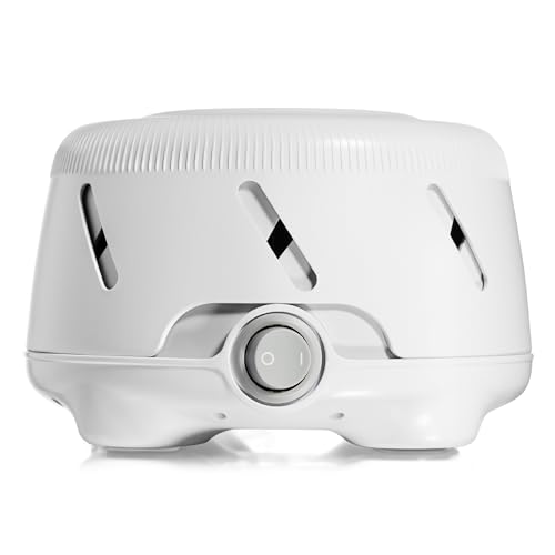 Yogasleep Dohm Uno White Noise Sound Machine, Real Fan Inside for Non-Looping White Noise, Sleep Aid, Office Privacy & Meditation for Adults & Baby, Registry Gift (White)