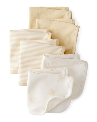 Carter's 6-Pack Washcloths (Ivory/Yellow)
