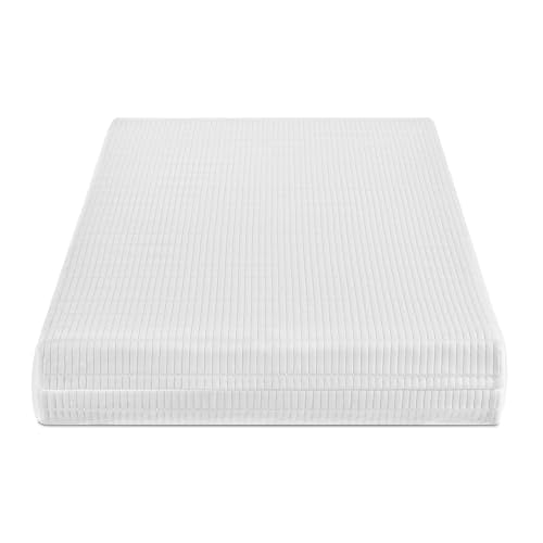 Delta Children Sweet Beginnings Dual Sided Baby Crib Mattress and Toddler Mattress, GREENGUARD Gold and CertiPUR-US Certified, Firm Plant-Based Foam, Waterproof, 5 Year Warranty, Made in USA, White