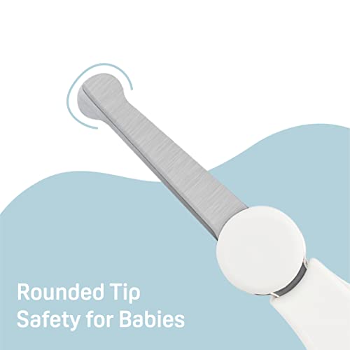 Pigeon Baby Nail Scissors with Rounded Tip, 3 Months (MADE IN JAPAN)