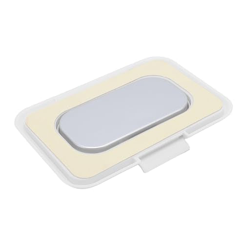 Baby Wet Wipes Warmer, USB Wipes Heater, Constant Temperature Portable Large Capacity Paper Dispenser, Fast and Even Heating for Home and Car (White)