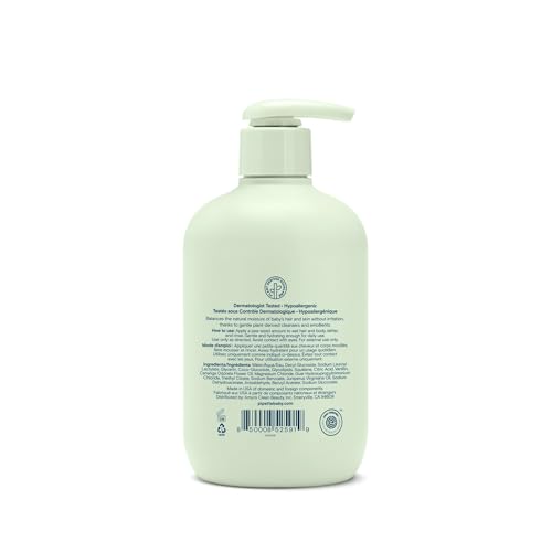 Pipette Baby Shampoo and Body Wash - Vanilla + Ylang Ylang, Tear-Free Bath Time, Hypoallergenic, Moisturizing Plant-Derived Squalane, Non-Toxic, Sulfate Free, 11.8 fl oz