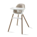 Graco Ready2Dine DLX 4-in-1 Highchair, Portable High Chair with 4 Growing Stages, Foldable Baby High Chair, Toddler Feeding Seat, Youth Stool, and Big Kid Seat, Linden