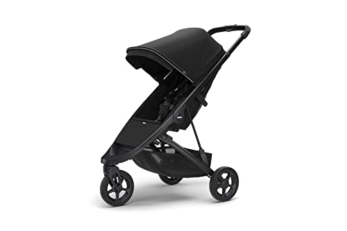 Thule Spring Stroller - Compact Baby Stroller Perfect for Everyday Use - Features 5-Point Harness, Lightweight and Compact Design, Vented Canopy, Padded Reclining Seat
