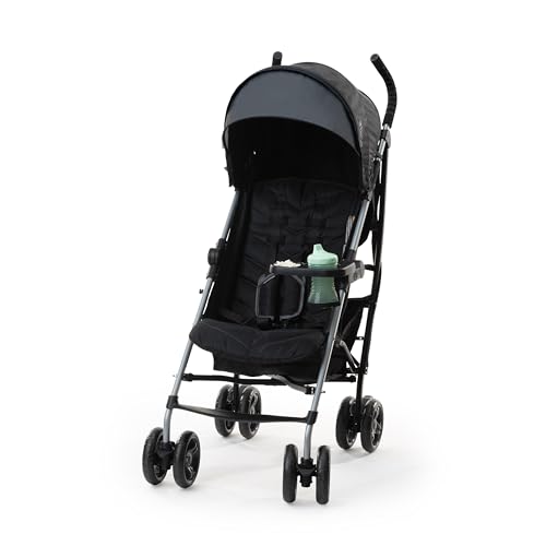 3Dlite Convenience Stroller, Gray – Lightweight Stroller with Aluminum Frame, Large Seat Area, 4 Position Recline, Extra Large Storage Basket – Infant Stroller for Travel and More