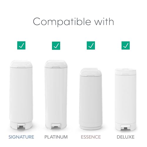 Diaper Genie Easy Roll Refill | 30 Bags Per Refill | Holds Up to 1410 Newborn Diapers | Odor Control | Diaper Pail Refill Bags | Fits Diaper Genie Signature & Platinum Pails