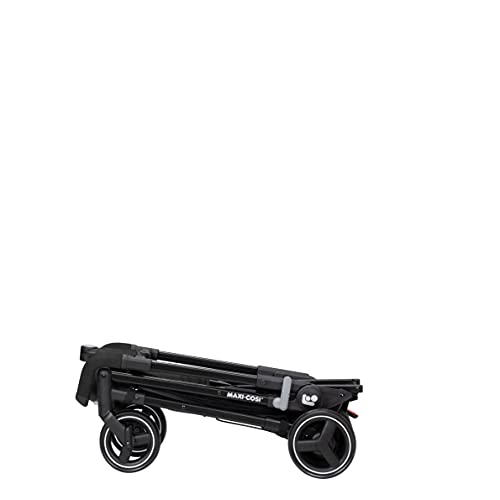 Maxi-Cosi Maxi-Taxi Xt Baby Stroller, Car Seat Caddy, Ultra Compact, Travel System with Ample Storage, Black,
