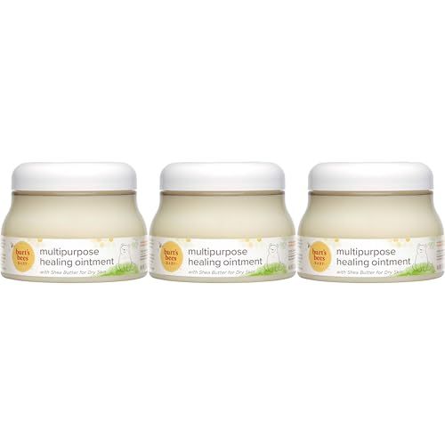 Burt's Bees Baby 100% Natural Origin Multipurpose Healing Ointment, Face & Body Baby Ointment – 7.5 Ounce Tub - Pack of 3