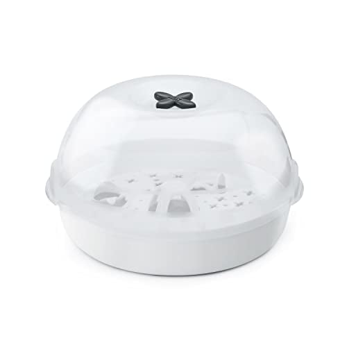 NUK Micro Express Microwave Baby Bottle and Accessory Sterilizer, a Fast & Effective Sterilization, Using Natural Steam
