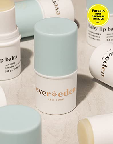 Evereden Kids & Baby Lip Balm, Moisturizes Dry & Chapped Lips, Unscented