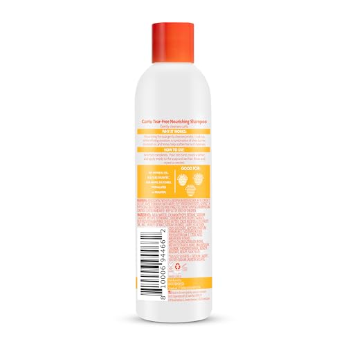 Cantu Care for Kids Haircare Regimen Set with Large Size Shampoo + Conditioner + Detangler + Leave-In Conditioner (Pack of 4)