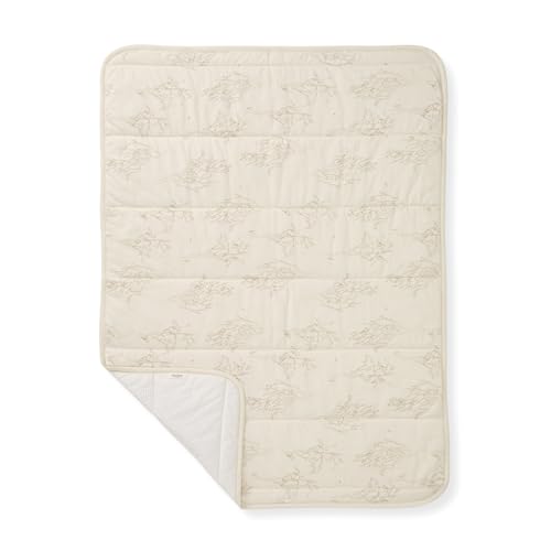 Burt's Bees Baby Organic Cotton Infant Reversible Blanket, Nursery Bedding
