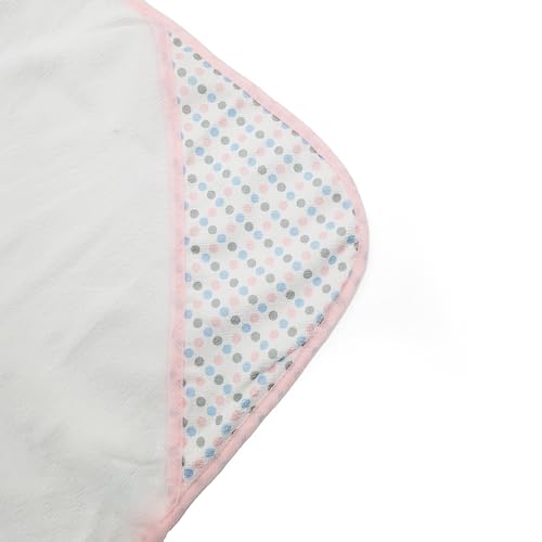 Buttons & Stitches Baby Girl 3 Pack Rolled/Carded Hooded Towels in Fresh Florals Print, GS71768