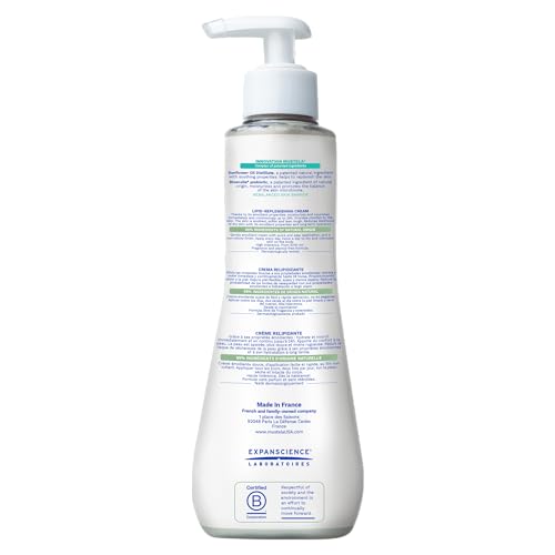 Mustela Stelatopia+ Lipid-Replenishing Cream - Moisturizer for Eczema-Prone Skin - With Natural Sunflower Oil and Prebiotic - For Newborns, Babies, Kids, and Adults - Fragrance-Free - Various Sizes