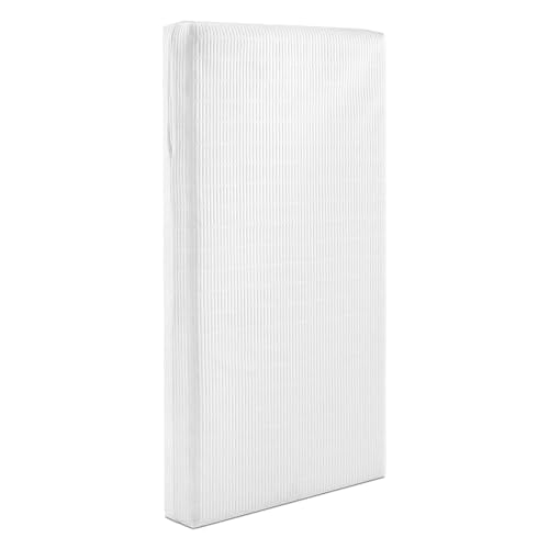 Delta Children Sweet Beginnings Dual Sided Baby Crib Mattress and Toddler Mattress, GREENGUARD Gold and CertiPUR-US Certified, Firm Plant-Based Foam, Waterproof, 5 Year Warranty, Made in USA, White