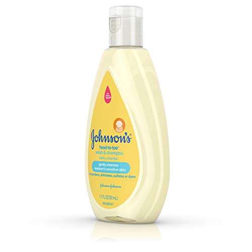 Johnsons Johnson's Head-to-toe Tearless Gentle Baby Wash & Shampoo, 1.7 Fl. Oz, 1.70 Oz