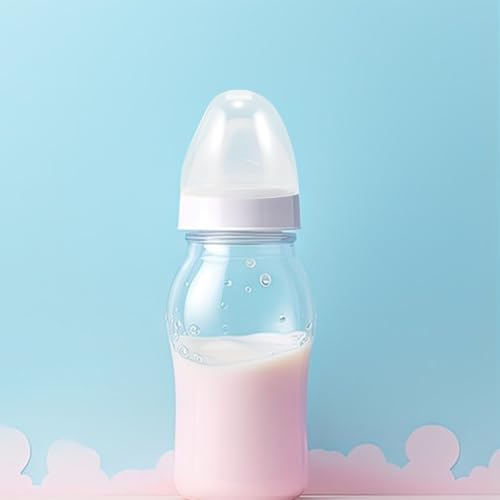Beatifufu Baby Bottle Caps Replacement Compatible with Pigeon Milk Bottle Lids Leak-Proof Feeding Bottles Screw Caps for Home Travel 3 Pack 2.44X2.44X2.16In