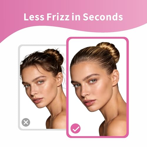 SAISZE Fly Away Stick for Hair, Flyaway Hair Tamer, Lightweight Frizz Control Hair Mascara and Styling Wand for Baby Hairs and Bangs, Travel Essentials, Ideal Gifts for Kids, Teen Girls, 0.85 Oz