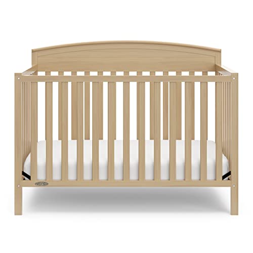 Graco Benton 5-in-1 Convertible Crib – GREENGUARD Gold Certified, Converts from Baby Crib to Toddler Bed, Daybed and Full-Size Bed, Fits Standard Full-Size Crib Mattress (Driftwood)