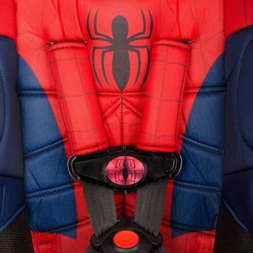 KidsEmbrace 2-in-1 Car Seat | Forward-Facing Harness (26.5–65 lbs) & Booster Mode (40–100 lbs) | Latch | Premium Fit with Multi-Position Headrest, Harness & Recline - Marvel Spider-Man