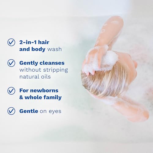 Mustela Certified Organic Cleansing Gel - Natural Hair & Body Wash with Olive Oil & Aloe Vera - For Baby, Kid & Adult - Fragrance Free, Vegan & Biodegradable - 13.52 fl. oz.