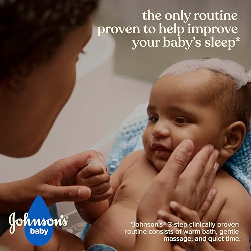Johnson's Baby Bedtime Cream with Soothing NaturalCalm Aromas, Baby Cream with Calming Aromas, Soothing and Relaxing Scent, No Added Parabens & Dyes, 8 oz