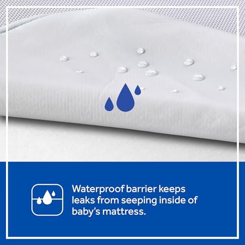 Sealy Baby Infant & Toddler Crib Mattress - DuoBreathe 2 Stage Waterproof and Breathable, Non Toxic, GREENGUARD Gold Certified, Made in USA, 52x28