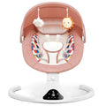 Baby Swings for Infants, Pink Infant Swing with 5 Speeds, 12 Melodies, Bluetooth & Remote Control, Portable Baby Swing for Indoor and Outdoor (Pink)