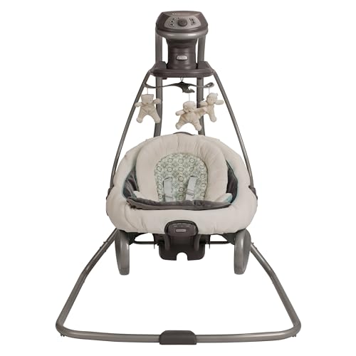 Graco DuetSoothe 2 in 1 Portable Baby Swing & Baby Rocker, Multi Direction, Vibration, Winslet