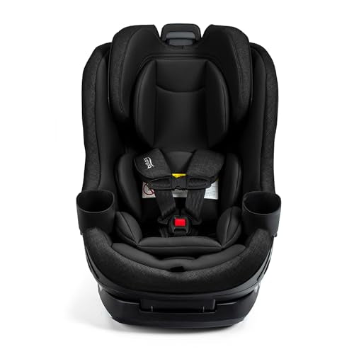 Britax Galaxy360 Slim Rotating Convertible Car Seat, 2-in-1 Rotating Car Seat for Infants & Toddlers with 360 SwivelSmooth Steel Ring, Extended Rear-Facing and ClickTight Installation – Raven Black
