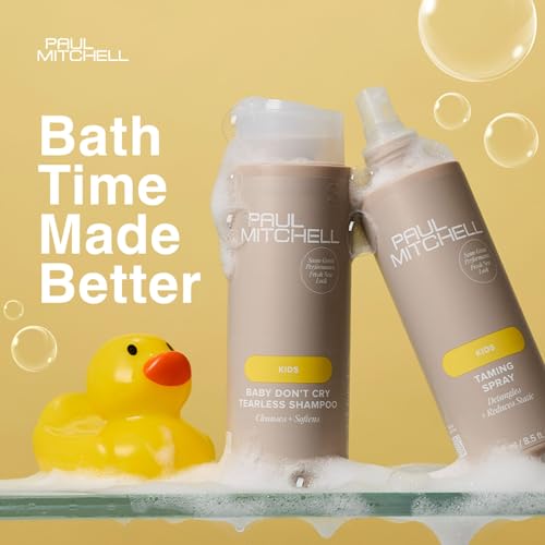 Paul Mitchell Baby Don’t Cry Shampoo, Kids Wash, Tear Free, For All Hair Types , 10.14 Fl Oz (Pack of 1)