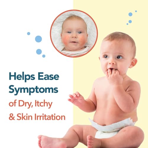Happy Cappy Baby Shampoo and Body Wash - Shampoo & Body Wash for Eczema-Prone Skin, For Infants, Toddlers, & Kids, Reduces Itching and Redness, Dermatologist Tested, Fragrance Free - 8 fl oz