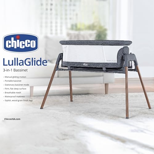 Chicco LullaGlide 3-in-1 Bassinet, Stationary, Gliding, Portable
