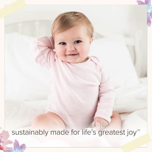 Burt’s Bees Baby Unisex Baby Bodysuits, 5-Pack Short & Long Sleeve One-Pieces, 100% Organic Cotton