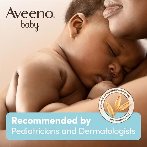 Aveeno Baby Healthy Start Nourishing Newborn Wash, Hypoallergenic Baby Body Wash, Prebiotic Oat, Gently Cleanses Sensitive Skin, No added Fragrances & Parabens, Tear-free, 8 fl. oz