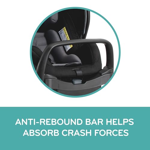Evenflo Pivot Xpand Modular Travel System with LiteMax Infant Car Seat (Sabino Gray)