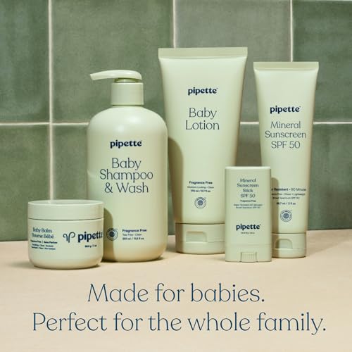 Pipette Baby Shampoo + Wash Discovery Duo, Pack of 2, Includes Fragrance Free and Vanilla + Ylang Ylang Scents, Gentle Tear-Free Newborn Baby Bath Essentials, Non-Toxic and Hypoallergenic