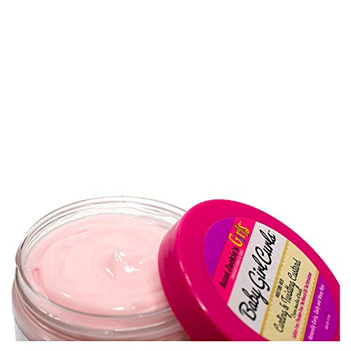 Aunt Jackie's Kids Baby Curls, Moisture Rich Curling and Twisting Custard for Naturally Curly, Coily and Wavy Hair, 15 oz