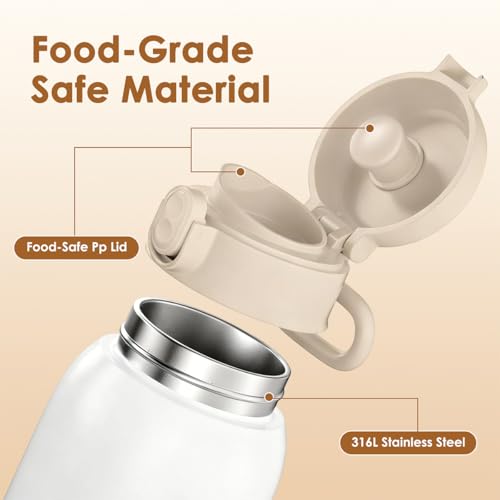 SORUTO Portable Milk Warmer for Travel, 45W Fast Charging Bottle Warmer with 17oz Large Capacity, Fast Heating Breast Milk Warmer, Long Battery Life, Precise Temp Control