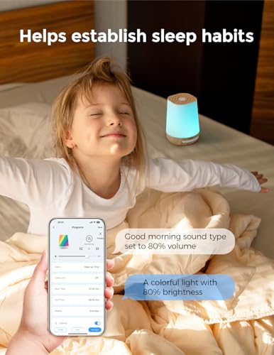 Momcozy Smart Baby White Noise Sound Machine with App Control & Night Light