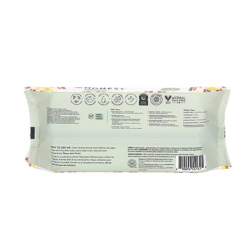 The Honest Company Hypoallergenic Multi-Use Baby Wipes for Sensitive Baby Skin, Terrazzo, 36 Count
