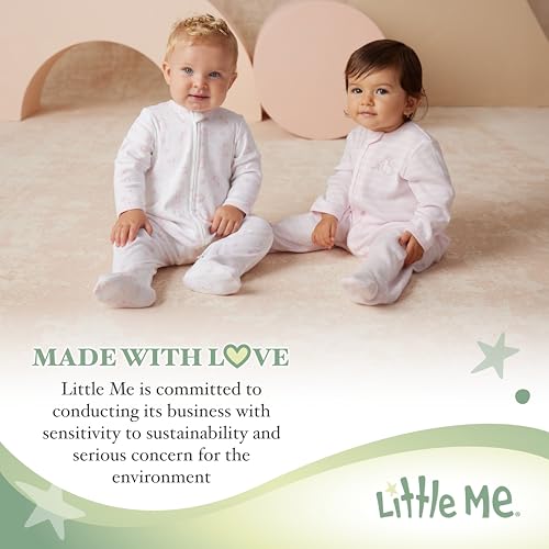 Little Me baby girls nursery swaddling blankets, Vintage Rose, One Size US