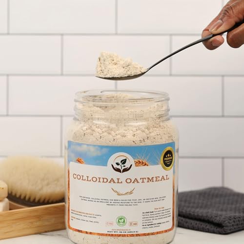 Dirty Treasures Colloidal Oatmeal Bath | Eczema & Itchy Skin Relief | Baby-Safe, 100% Natural, Fragrance-Free | 1 lb (16oz)